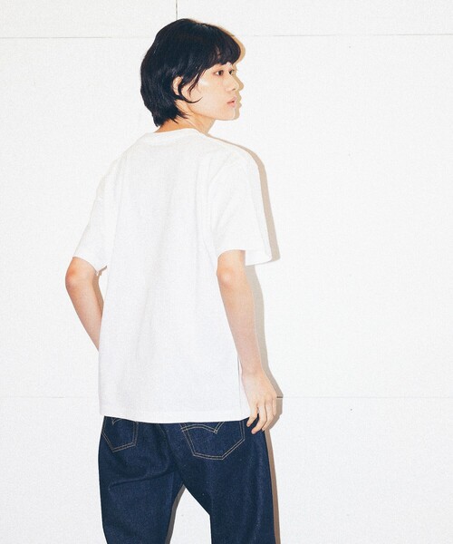 bonjour records(ボンジュールレコーズ)の「【chocomoo×bonjour records DOG君】 Tee(Tシャツ/カットソー・レディース・ホワイト/ブラック・M/L/XL)」の14枚目の写真