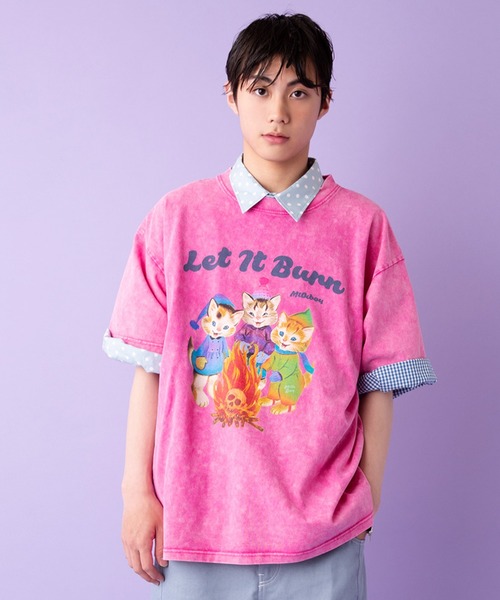 MILKBOY（ミルクボーイ）の「LET IT BURN Tシャツ（Tシャツ/カットソー・メンズ・B/C/A・M/L）」の14枚目の写真