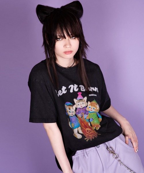 MILKBOY（ミルクボーイ）の「LET IT BURN Tシャツ（Tシャツ/カットソー・メンズ・B/C/A・M/L）」の15枚目の写真