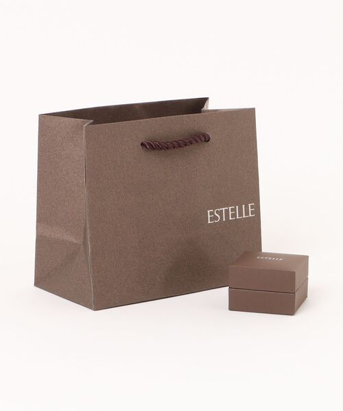 ESTELLE(エステール)の「K10 ピンクゴールド フープ ピアス ESTELLE/エステール(ピアス(両耳用)・レディース・ピンクゴールド・-)」の2枚目の写真