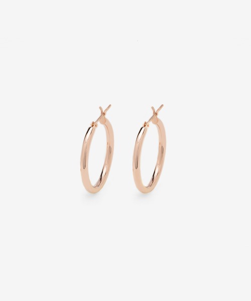 ESTELLE(エステール)の「K10 ピンクゴールド フープ ピアス ESTELLE/エステール(ピアス(両耳用)・レディース・ピンクゴールド・-)」の9枚目の写真