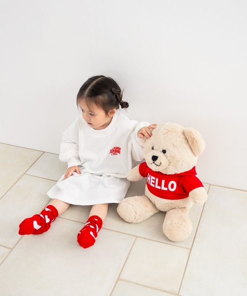 LOWRYS FARM（ローリーズファーム）の「アソートプリントロンＴ　 581751（Tシャツ/カットソー・キッズ・オフホワイト/ブラック/グレー/イエロー/ピンク・110cm/120cm/130cm/140cm/150cm）」の6枚目の写真