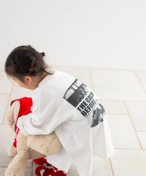 LOWRYS FARM（ローリーズファーム）の「アソートプリントロンＴ　 581751（Tシャツ/カットソー・キッズ・オフホワイト/ブラック/グレー/イエロー/ピンク・110cm/120cm/130cm/140cm/150cm）」の9枚目の写真