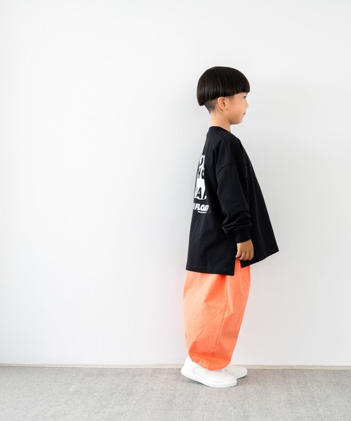 LOWRYS FARM（ローリーズファーム）の「アソートプリントロンＴ　 581751（Tシャツ/カットソー・キッズ・オフホワイト/ブラック/グレー/イエロー/ピンク・110cm/120cm/130cm/140cm/150cm）」の11枚目の写真