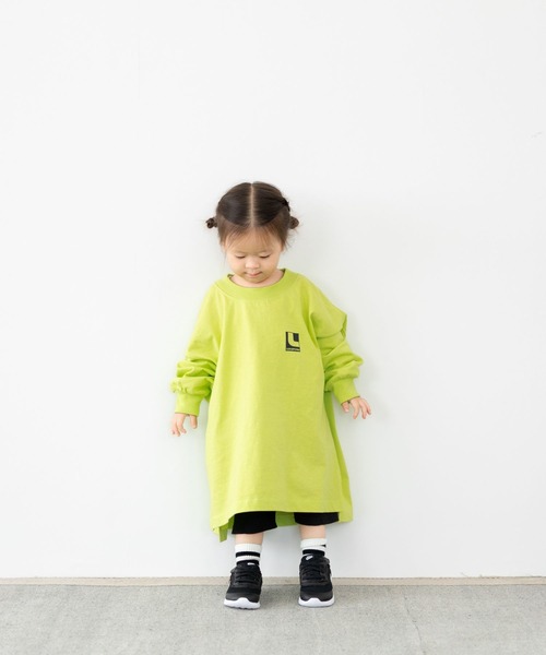 LOWRYS FARM（ローリーズファーム）の「アソートプリントロンＴ　 581751（Tシャツ/カットソー・キッズ・オフホワイト/ブラック/グレー/イエロー/ピンク・110cm/120cm/130cm/140cm/150cm）」の20枚目の写真