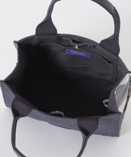 BLUE LABEL CRESTBRIDGE（ブルーレーベルクレストブリッジ）の「スクエアミニトート（トートバッグ・レディース・ブラック/ダークネイビー・FREE）」の12枚目の写真