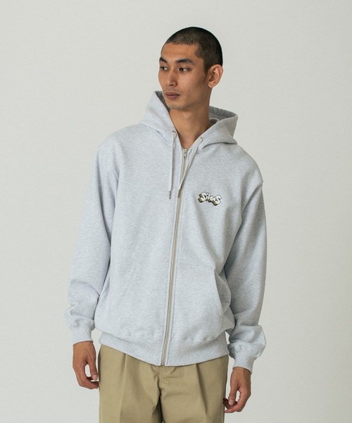 SILAS(サイラス)の「RETRO ZIP HOODIE(パーカー・メンズ・アッシュ/ブラウン/ブラック・XL/L/M)」の6枚目の写真