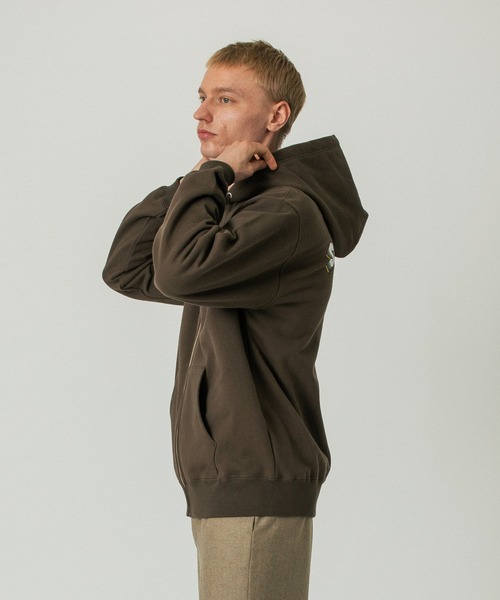 SILAS(サイラス)の「RETRO ZIP HOODIE(パーカー・メンズ・アッシュ/ブラウン/ブラック・XL/L/M)」の5枚目の写真