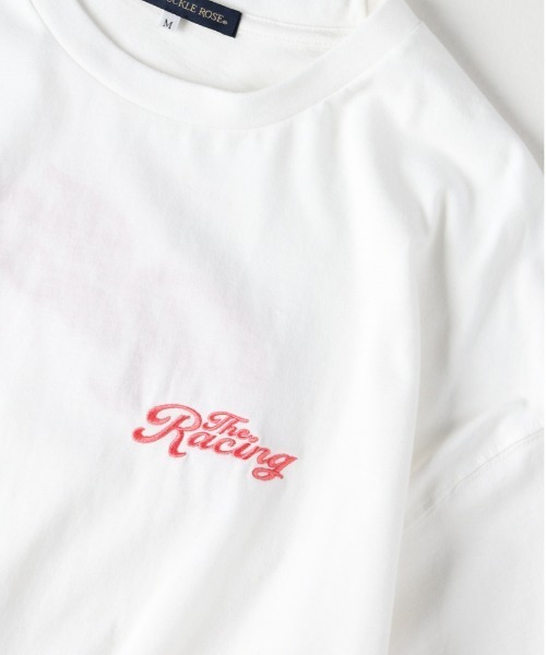 Right-on（ライトオン）の「HONEYSUCKLE ROSE(ハニーサックルローズ)【レディース】【接触冷感】グラフィックショートTシャツ（Tシャツ/カットソー・レディース・オフホワイト/グレー/ダークグレー・M/L）」の11枚目の写真