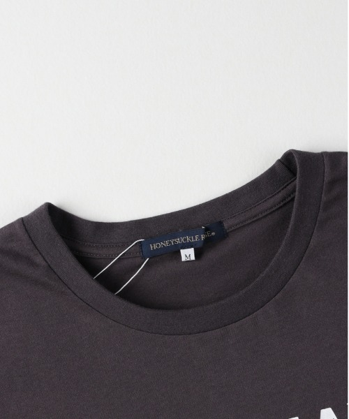 Right-on（ライトオン）の「HONEYSUCKLE ROSE(ハニーサックルローズ)【レディース】【接触冷感】グラフィックショートTシャツ（Tシャツ/カットソー・レディース・オフホワイト/グレー/ダークグレー・M/L）」の4枚目の写真