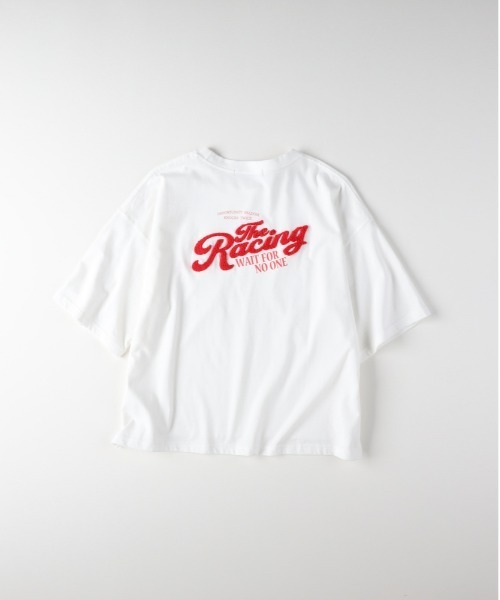 Right-on（ライトオン）の「HONEYSUCKLE ROSE(ハニーサックルローズ)【レディース】【接触冷感】グラフィックショートTシャツ（Tシャツ/カットソー・レディース・オフホワイト/グレー/ダークグレー・M/L）」の8枚目の写真