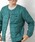 TAIONi^CIj́uyTAION/^CIzʒNWhJCREW NECK BUTTON DOWN JACKETi_EWPbg/R[gjvbO[n̑
