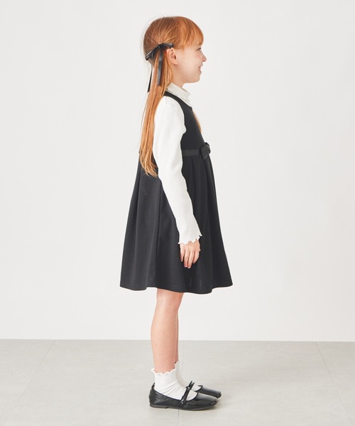 ever closet（エバークローゼット）の「フォーマル ノースリーブワンピース（ワンピース・キッズ・ブラック/ライトグレー/ベージュ/ネイビー・90cm/100cm/110cm/120cm/130cm）」の6枚目の写真