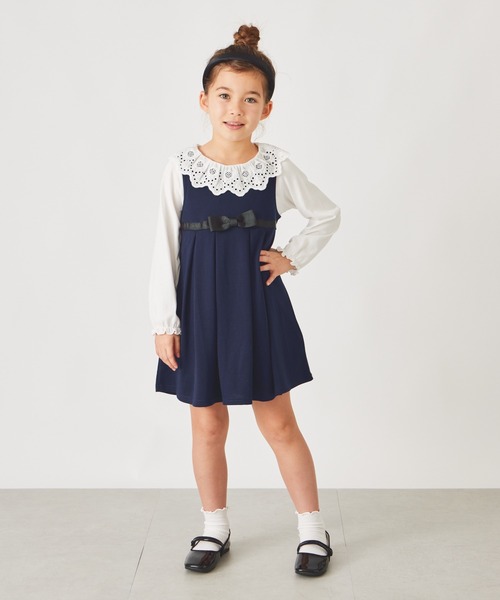 ever closet（エバークローゼット）の「フォーマル ノースリーブワンピース（ワンピース・キッズ・ブラック/ライトグレー/ベージュ/ネイビー・90cm/100cm/110cm/120cm/130cm）」の11枚目の写真