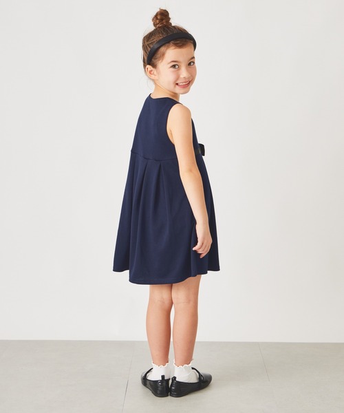 ever closet（エバークローゼット）の「フォーマル ノースリーブワンピース（ワンピース・キッズ・ブラック/ライトグレー/ベージュ/ネイビー・90cm/100cm/110cm/120cm/130cm）」の12枚目の写真