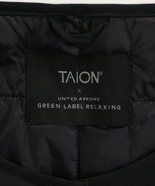 TAION(タイオン)の「【別注】<TAION>ボタン ショート ダウン(ダウンジャケット/コート・レディース・モカ/ライトブルー/ブラック・FREE)」の9枚目の写真