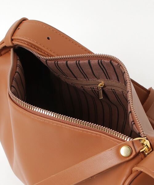 Shelly island（シェリーアイランド）の「ワンハンドルショルダーバッグ（ショルダーバッグ・レディース・ブラック/ホワイト/ブラウン・FREE）」の21枚目の写真