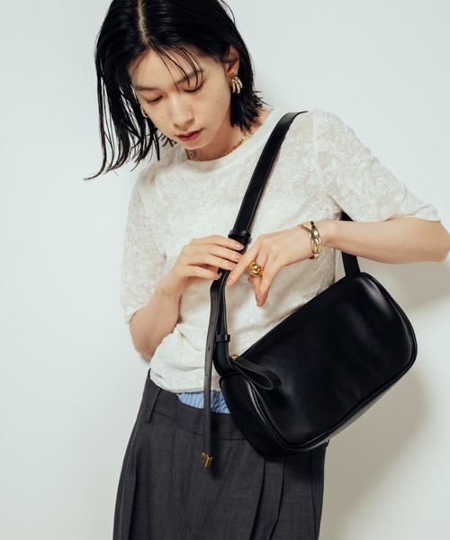 Shelly island（シェリーアイランド）の「ワンハンドルショルダーバッグ（ショルダーバッグ・レディース・ブラック/ホワイト/ブラウン・FREE）」の5枚目の写真