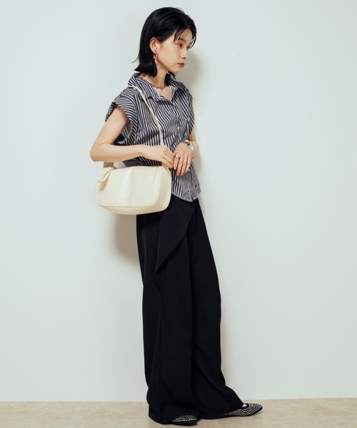 Shelly island（シェリーアイランド）の「ワンハンドルショルダーバッグ（ショルダーバッグ・レディース・ブラック/ホワイト/ブラウン・FREE）」の9枚目の写真