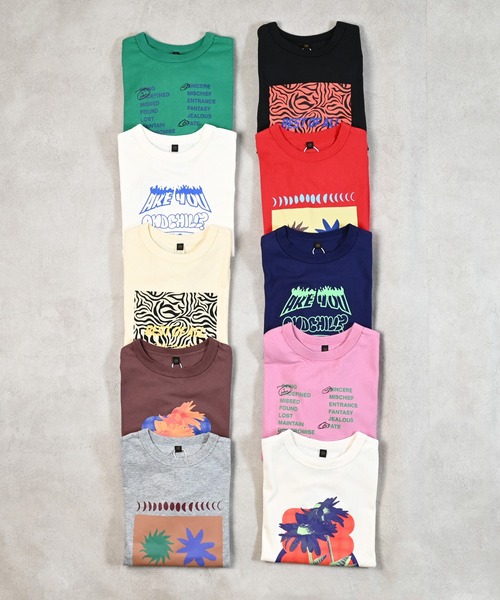 Life Support Products（ライフサポートプロダクツ）の「プリントロンティー（Tシャツ/カットソー・キッズ・ブラック/ネイビー/キナリ/レッド/ホワイト/グリーン/杢グレー/オフホワイト/ピンク/ブラウン・110/100/95/90/80/150/140/130/120）」の11枚目の写真