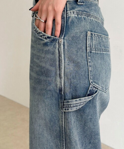 fredy emue（フレディエミュ）の「デニムペインターパンツ（デニムパンツ・レディース・ブルー・36/38）」の18枚目の写真