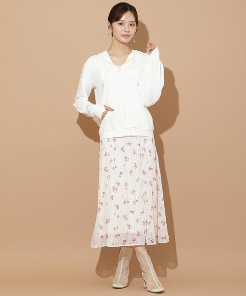 WILLSELECTION(ウィルセレクション)の「UVカット機能パーカー(パーカー・レディース・ピンク/ライトグレー/イエロー/ブラック/オフホワイト・SMALL/MEDIUM)」の13枚目の写真