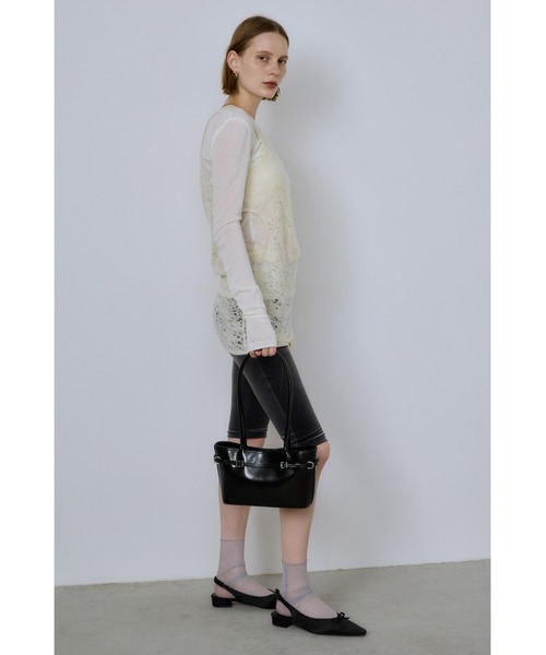 un/neu（アンノイ）の「ナローベルトスクエアボストン（ボストンバッグ・レディース・ブラック/キャメル/レッド/ブルー・FREE）」の20枚目の写真