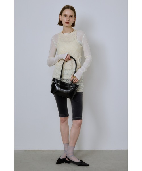 un/neu（アンノイ）の「ナローベルトスクエアボストン（ボストンバッグ・レディース・ブラック/キャメル/レッド/ブルー・FREE）」の21枚目の写真