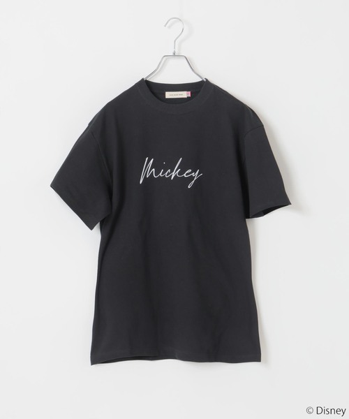 GOOD ROCK SPEED(グッドロックスピード)の「【GOOD ROCK SPEED/グッドロックスピード】別注 / MICKEY/ミッキー/Tシャツ(Tシャツ/カットソー・メンズ・ブラック/ブラック系その他/ホワイト・MEDIUM/LARGE)」の1枚目の写真