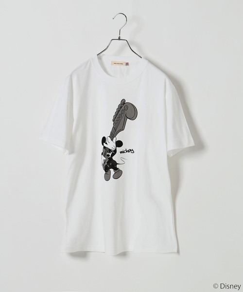 GOOD ROCK SPEED(グッドロックスピード)の「【GOOD ROCK SPEED/グッドロックスピード】別注 / MICKEY/ミッキー/Tシャツ(Tシャツ/カットソー・メンズ・ブラック/ブラック系その他/ホワイト・MEDIUM/LARGE)」の2枚目の写真