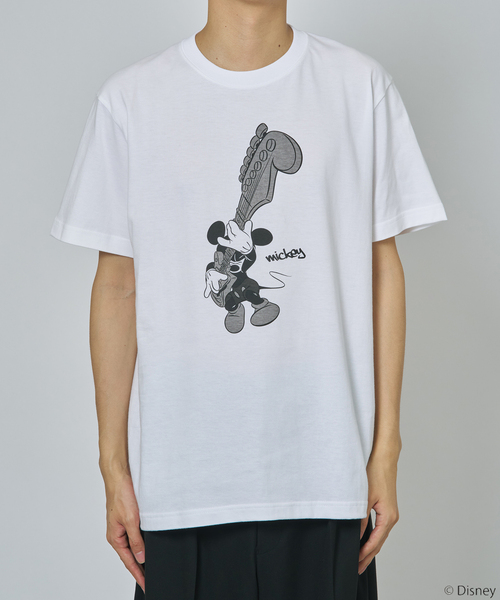 GOOD ROCK SPEED(グッドロックスピード)の「【GOOD ROCK SPEED/グッドロックスピード】別注 / MICKEY/ミッキー/Tシャツ(Tシャツ/カットソー・メンズ・ブラック/ブラック系その他/ホワイト・MEDIUM/LARGE)」の4枚目の写真