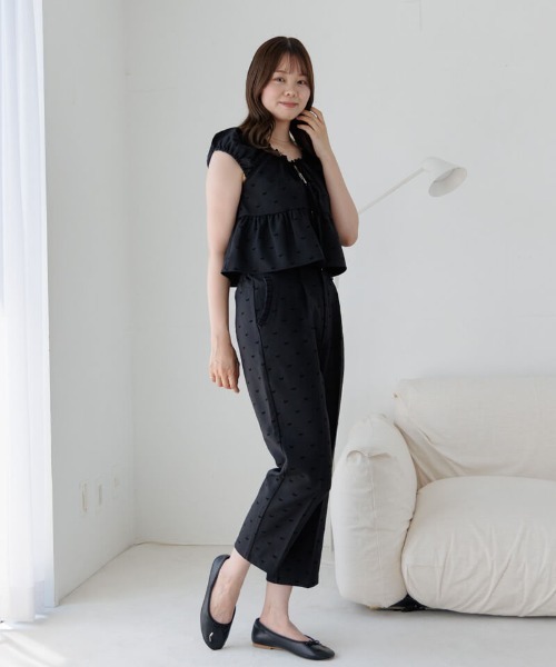 flower(フラワー)の「タイニーリボンビスチェ(キャミソール・レディース・ブラック/グレー/ブラウン・FREE)」の22枚目の写真