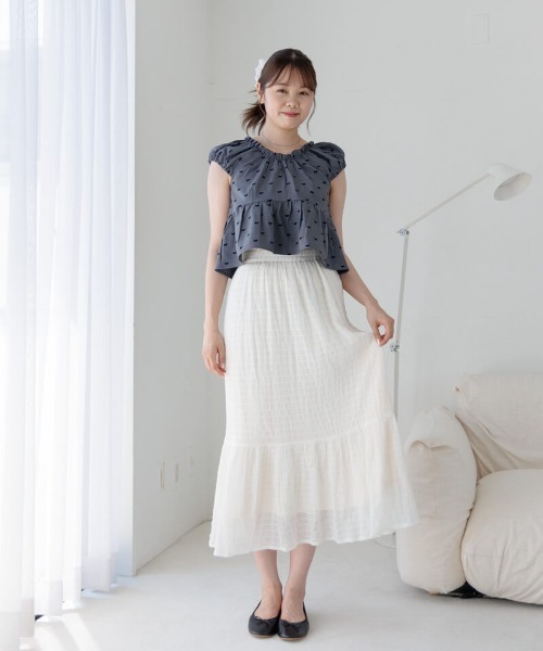 flower(フラワー)の「タイニーリボンビスチェ(キャミソール・レディース・ブラック/グレー/ブラウン・FREE)」の16枚目の写真