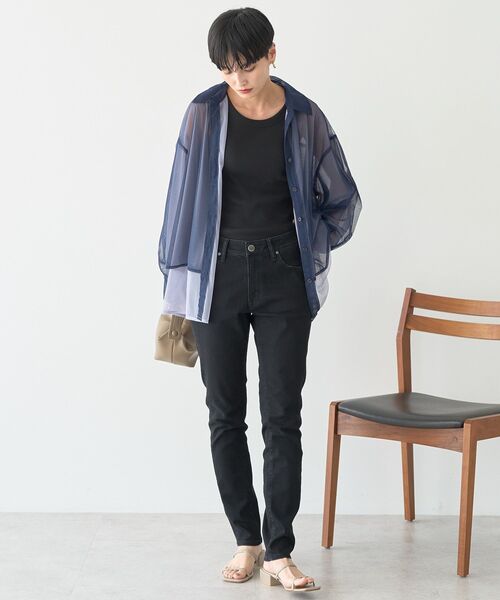 AMERICAN HOLIC（アメリカンホリック）の「アソートテレコタンクトップ（タンクトップ・レディース・アイボリー/ブラック/グレイッシュベージュ/キャメル/サーモンピンク・M/L）」の13枚目の写真