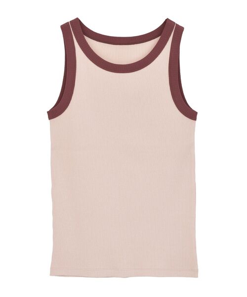 AMERICAN HOLIC（アメリカンホリック）の「アソートテレコタンクトップ（タンクトップ・レディース・アイボリー/ブラック/グレイッシュベージュ/キャメル/サーモンピンク・M/L）」の19枚目の写真