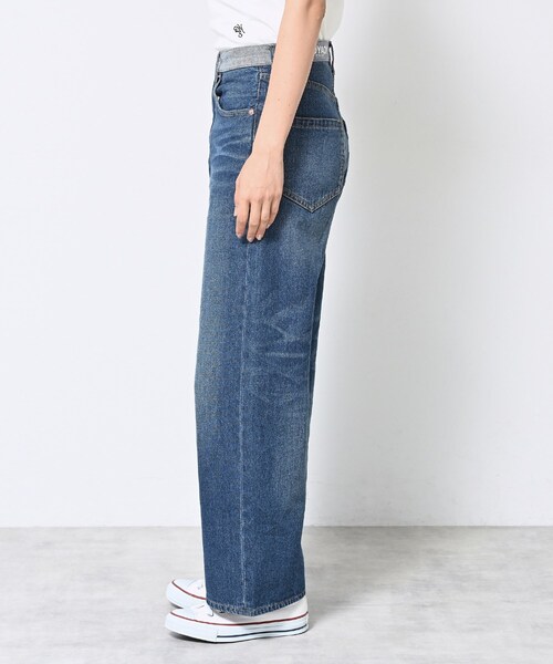 Dessin(デッサン)の「【ユニセックス・洗える】ワイドデニム(デニムパンツ・レディース・ネイビー/ブルー・01/04/03/02)」の12枚目の写真