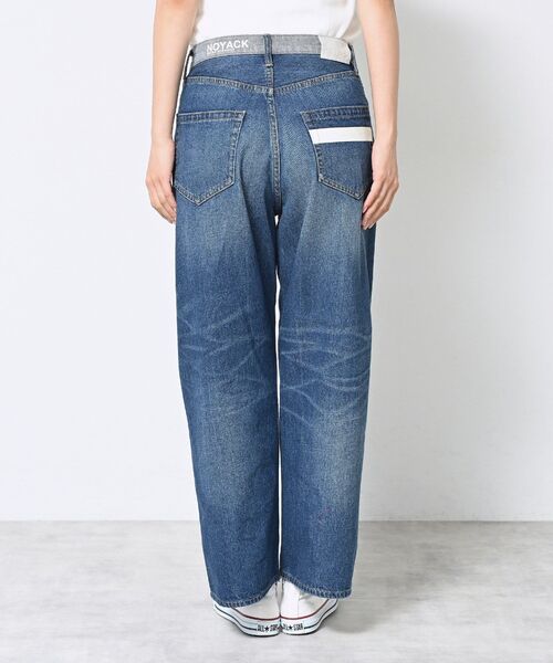 Dessin(デッサン)の「【ユニセックス・洗える】ワイドデニム(デニムパンツ・レディース・ネイビー/ブルー・01/04/03/02)」の13枚目の写真