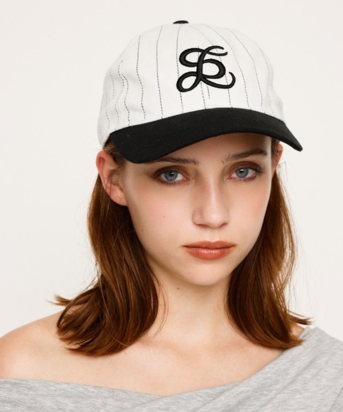SLY（スライ）の「SLY LOGO BASEBALL CAP スライ ロゴ ベースボール キャップ 秋服（キャップ・レディース・ネイビー/ブラック・FREE）」の9枚目の写真