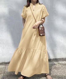 GOLDJAPAN（ゴールドジャパン）の「キーネックマキシ丈マーメイドワンピース【大きいサイズ対応】（ワンピース）」
