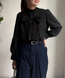 Chez toi | 細ボウタイブラウス(シャツ/ブラウス)