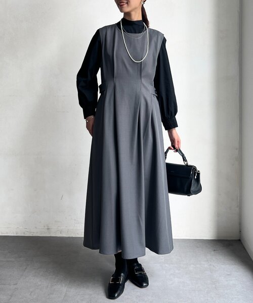 Chez toi（シェトワ）の「細ボウタイブラウス（シャツ/ブラウス・レディース・ブラック/ホワイト・FREE）」の22枚目の写真