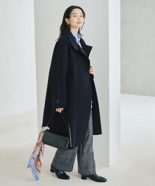 SENTDALE WOOL スタンドカラー　ロングコート セール】［size SHORT/TALLあり］SENTDALE WOOL スタンドカラー ロング