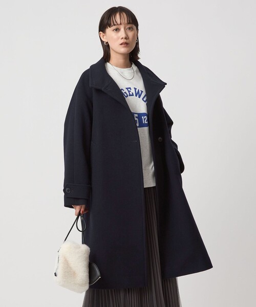 セール】［size SHORT/TALLあり］SENTDALE WOOL スタンドカラー ロング