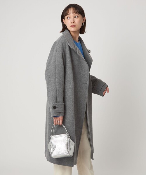 size SHORT/TALLあり］SENTDALE WOOL スタンドカラー ロング コート