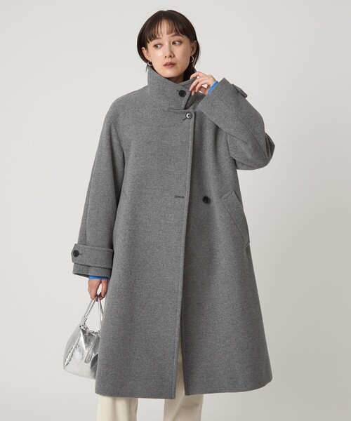 size SHORT/TALLあり］SENTDALE WOOL スタンドカラー ロング コート