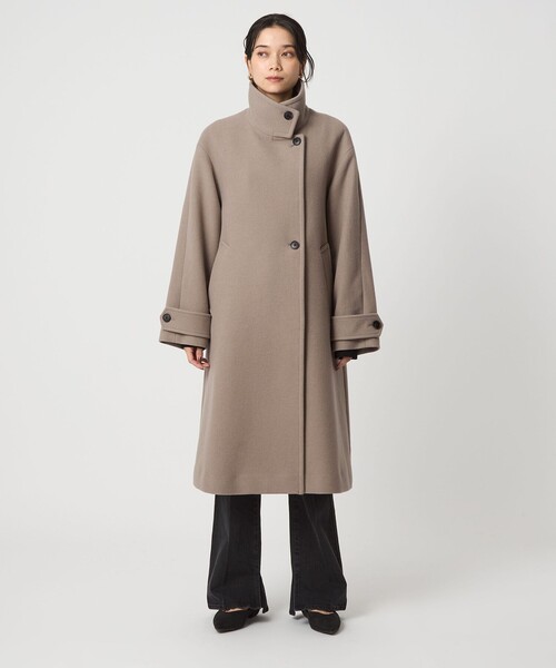size SHORT/TALLあり］SENTDALE WOOL スタンドカラー ロング コート
