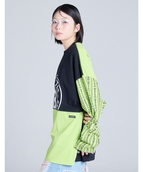 Little sunny bite（リトルサニーバイト）の「LSB logo long tee（Tシャツ/カットソー・レディース・ホワイト/ブラック/ピンク・SMALL/MEDIUM）」の15枚目の写真