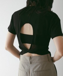 anuke(�A���k�[�N)��Sheerrib Backopen T-shirts(T�V���c/�J�b�g�\�[)