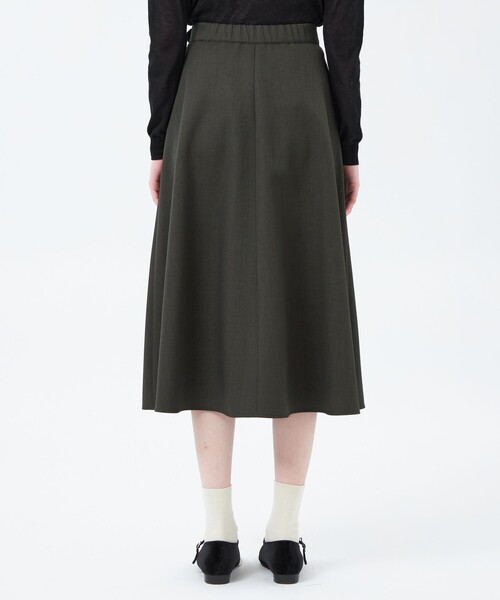 MACKINTOSH PHILOSOPHY（ﾏｯｷﾝﾄｯｼｭ ﾌｨﾛｿﾌｨｰ）の「ハイカウントグルカスカート（スカート・レディース・ベージュ系その他4/チャコールグレー・36/38）」の7枚目の写真