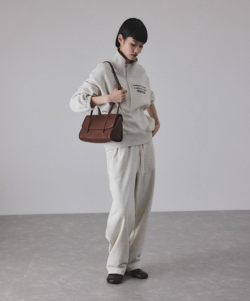 ADAM ET ROPE'（アダムエロペ）の「フラップロングハンドルバッグ（ショルダーバッグ・レディース・ブラック/ブラウン・FREE）」の4枚目の写真